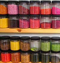 Jars of Beads