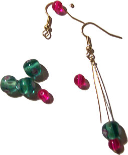 Two Wire Drop Earrings 2